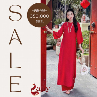 Sale áo dài gấm 350k