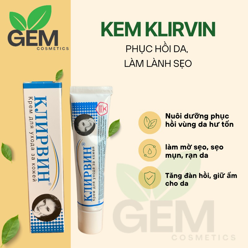 Kem sẹo Klirvin Nga