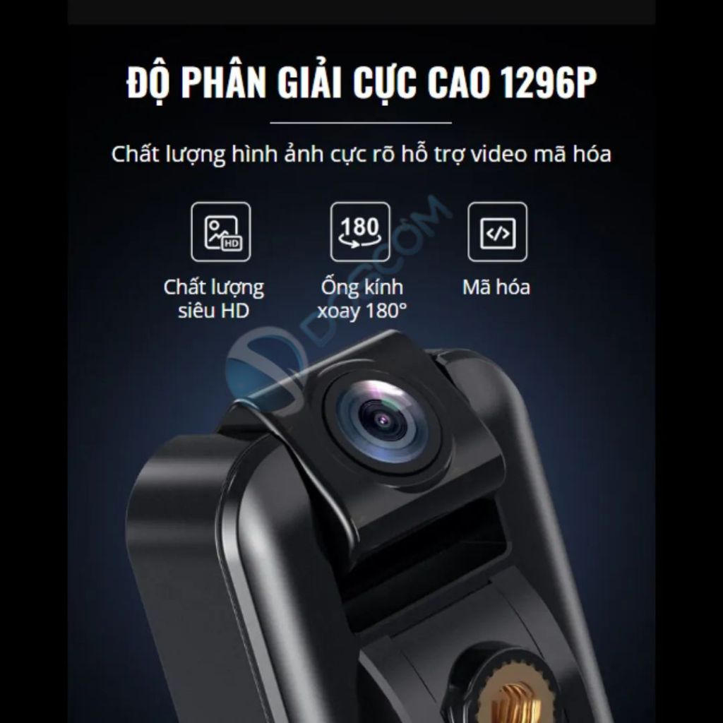 Camera 4G Mini Doscom DA-5.1 Full HD 1296P Góc Siêu Rộng, Hỗ Trợ Tầm Nhìn Đêm - Tặng Kèm Sim 4G Không Giới Hạn