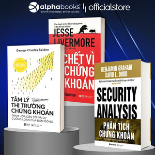 Sách: lẻ cẩm nang thị trường chứng khoán: phân tích chứng khoán + tâm lý thị trường chứng khoán + chết vì chứng khoán