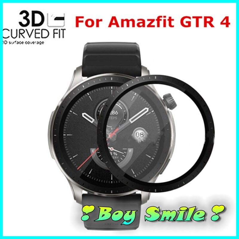 Miếng Dán màn Cong 3D Xiaomi Amazfit GTR4 GTR 4 cho chống xước mặt đồng hồ