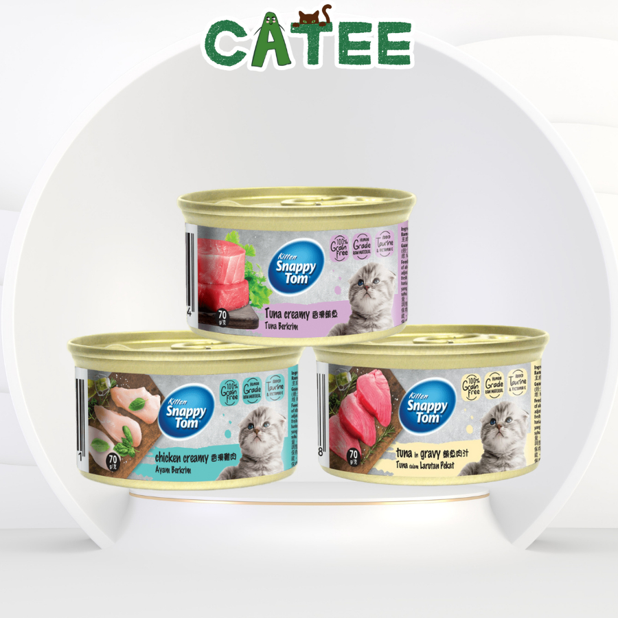 Pate cho Mèo Con Snappy Tom Premium Kitten Lon 70g