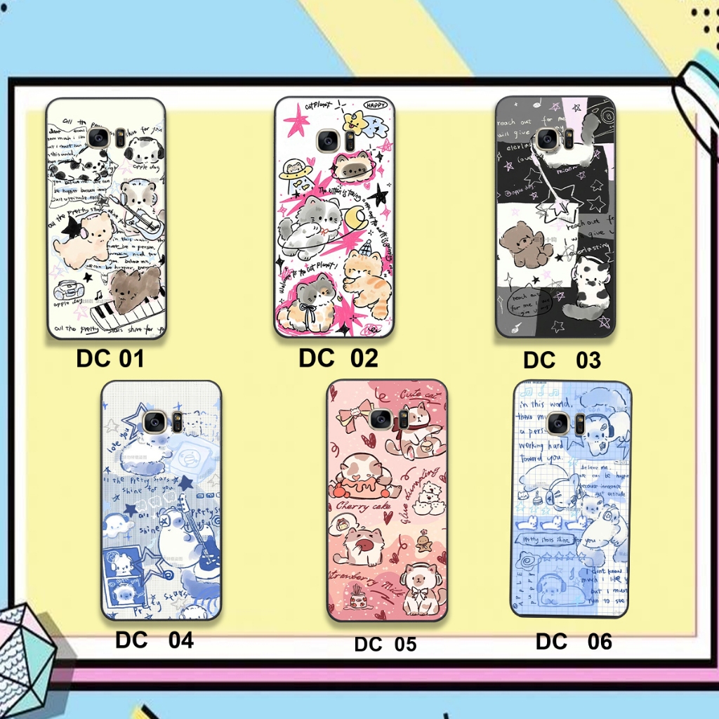 ỐP LƯNG SAMSUNG NOTE 3 - NOTE 4 - NOTE 5 - NOTE 7 - NOTE FE    , IN HÌNH PET CUTE.