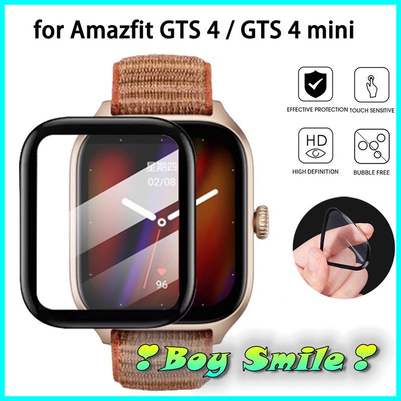 Miếng Dán màn Cong 3D Xiaomi Amazfit GTS4 mini GTS 4 GTR 4 cho chống xước mặt đồng hồ