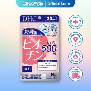 Viên uống DHC Biotin ngăn rụng tóc, hỗ trợ mọc tóc Biotin gói 30 viên
