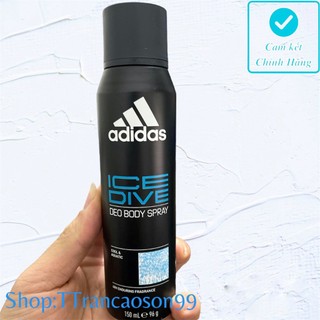 Xịt Khử Mùi Adidas Nam Tính - Phong Cách - Lịch Lãm 150ml Tây Ban nha