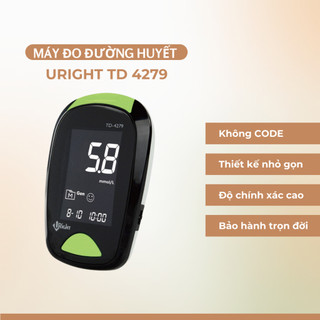 Máy đo đường huyết URIGHT TD4279 Chính hãng bảo hành trọn đời