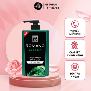 Dầu Gội Đầu Romano 650ml Hương Nước Hoa Cao Cấp Dành Cho Nam - HT030