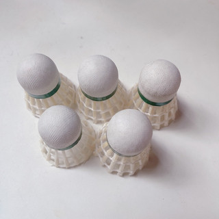set 5 đế cầu lông cũ dùng móc len trang trí