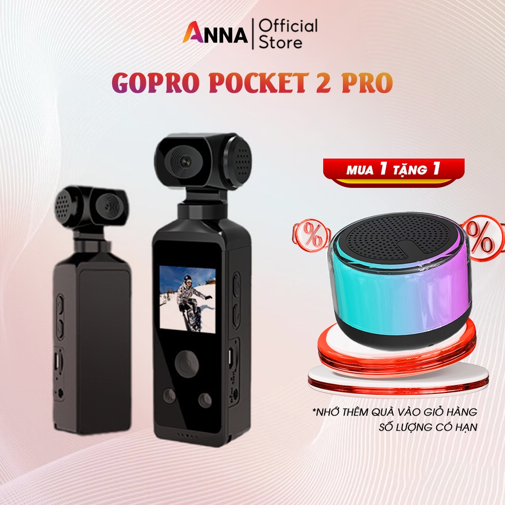 Camera mini cầm tay GOPRO POCKET 2 máy quay phim cầm tay , ống kính xoay 270 độ, chất lượng hình ảnh video sắc nét 4K