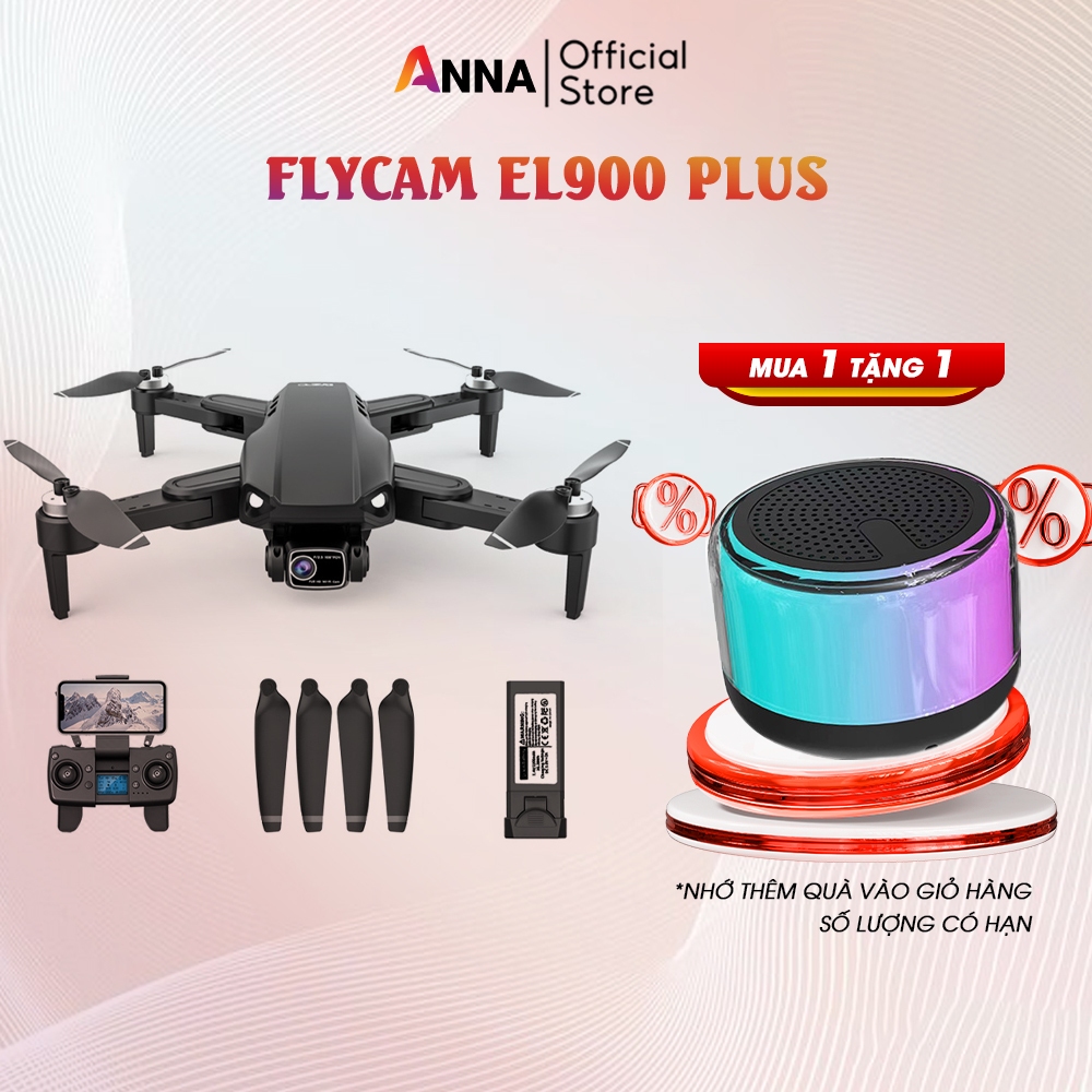 Flycam L900 PRO máy bay điều khiển từ xa định vị GPS, hình ảnh sắc nét 4K, tránh chướng ngại vật, thời gian bay lớn