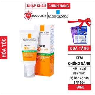  Kem chống nắng La Roche-Posay Anthelios UV 400 Oil Control Gel Cream - Mỏng Nhẹ, Giảm Bóng Nhờn (AZGoo)