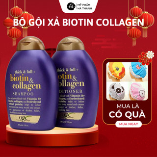 Dầu Cặp Gội Xả Biotin Collagen Ngăn Gàu Giảm Rụng Tóc Hàng Mỹ 385ml - HT221