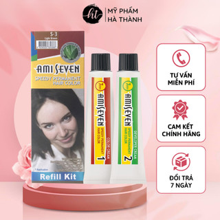Nhuộm Phủ Bạc Thảo Dược AMI SEVEN Nhanh 7 Phút 60g +60g - HT224