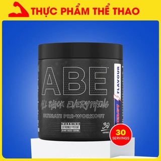 Tăng sức mạnh - abe - pre-workout - hộp 30 lần dùng - hỗ trợ tăng sức mạnh, sức bền - chính hãng