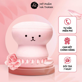 Cọ rửa mặt bạch tuộc màu hồng Hàn Quốc - HT246