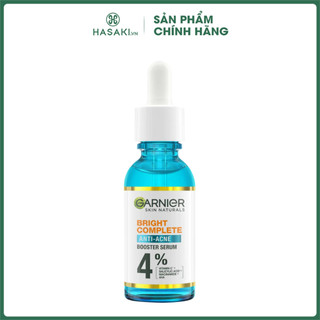 Serum garnier giảm mụn mờ thâm cho da dầu, mụn 30ml hasaki