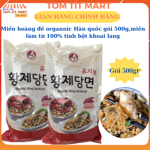 Miến hoàng đế organnic Hàn quốc gói 500g,miến làm từ khoai lang