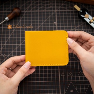 Ví nữ thủ công da bò mini - Đồ da Handmade - Mino Crafts