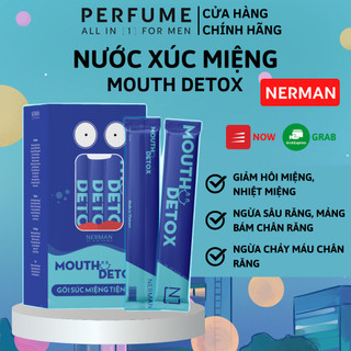 Nước súc miệng Nerman Mouth Detox dạng gói