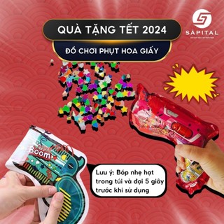 [QUÀ TẶNG] Đồ chơi Phụt hoa giấy Tết 2024