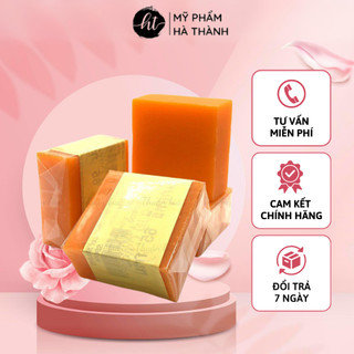 Lốc xà phòng nghệ cam Thái Lan dưỡng trắng da, giảm mụn lưng 12 bánh HT240