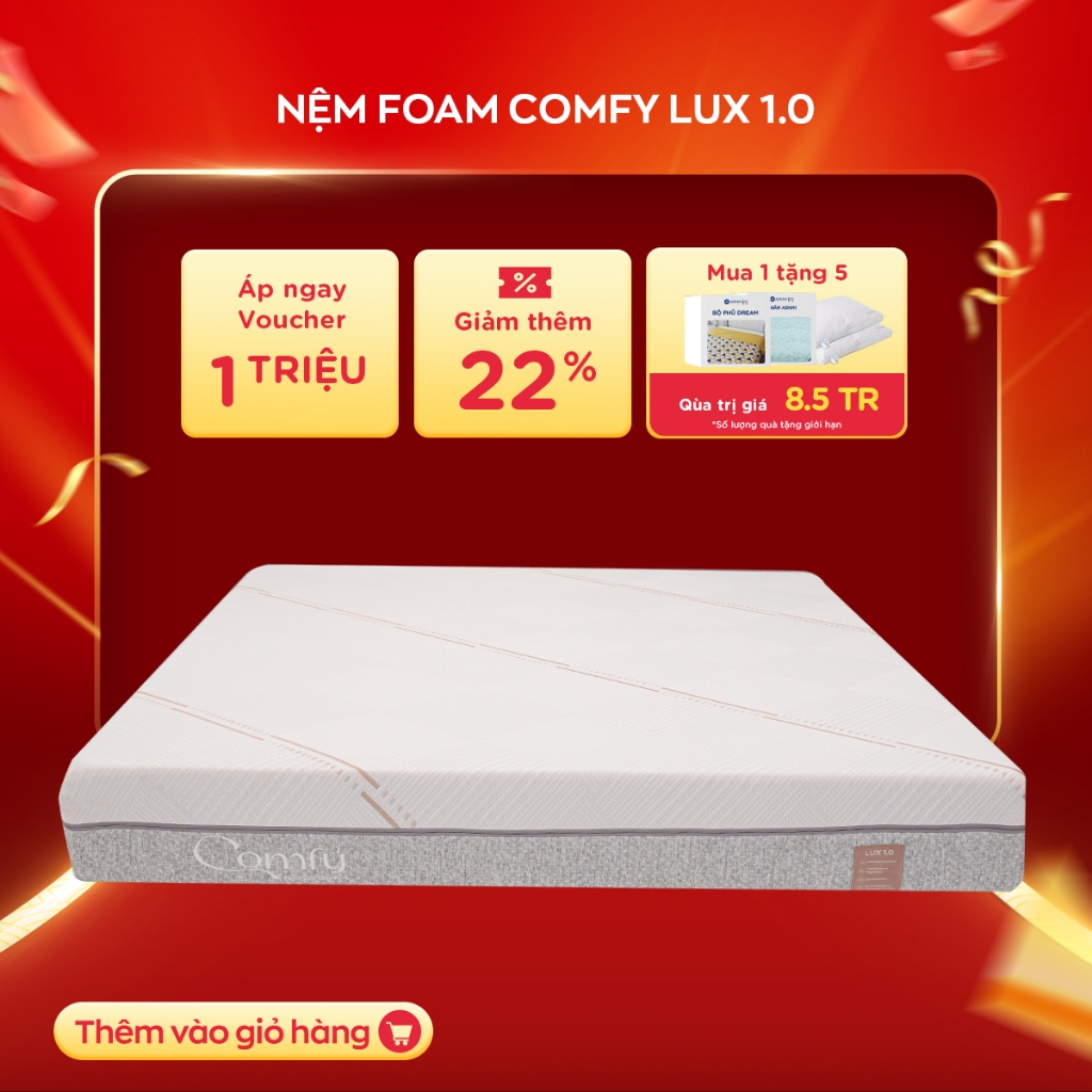 Nệm Foam Comfy Lux 1.0