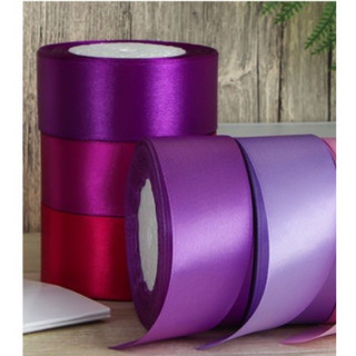 1 Cuộn Ruy băng lụa 4cm trơn