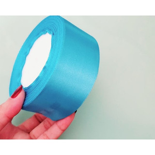 1 Cuộn Ruy băng lụa 4cm trơn