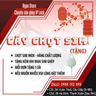 1 Cây chọc sim (Tặng kèm khi mua sim ghép)