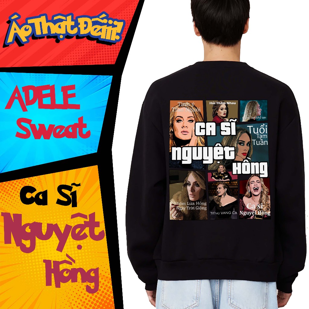 Áo Sweater Ca sĩ Nguyệt Hồng - Adele Sweater