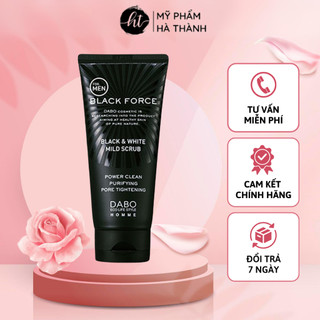 Sữa rửa mặt nam than hoạt tính Black Force Dabo Hàn Quốc 120ml -HT178