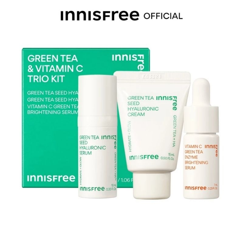 Bộ sản phẩm dưỡng ẩm trà xanh Innisfree Green Tea