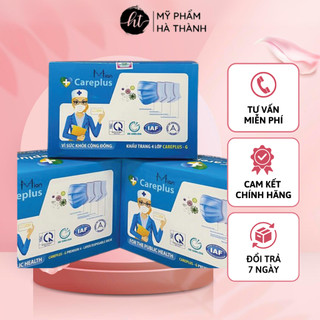 Khẩu Trang Y Tế 4 Lớp Careplus Bịch 10 Cái Lọc Bụi Mịn Hiệu Quả - HT022
