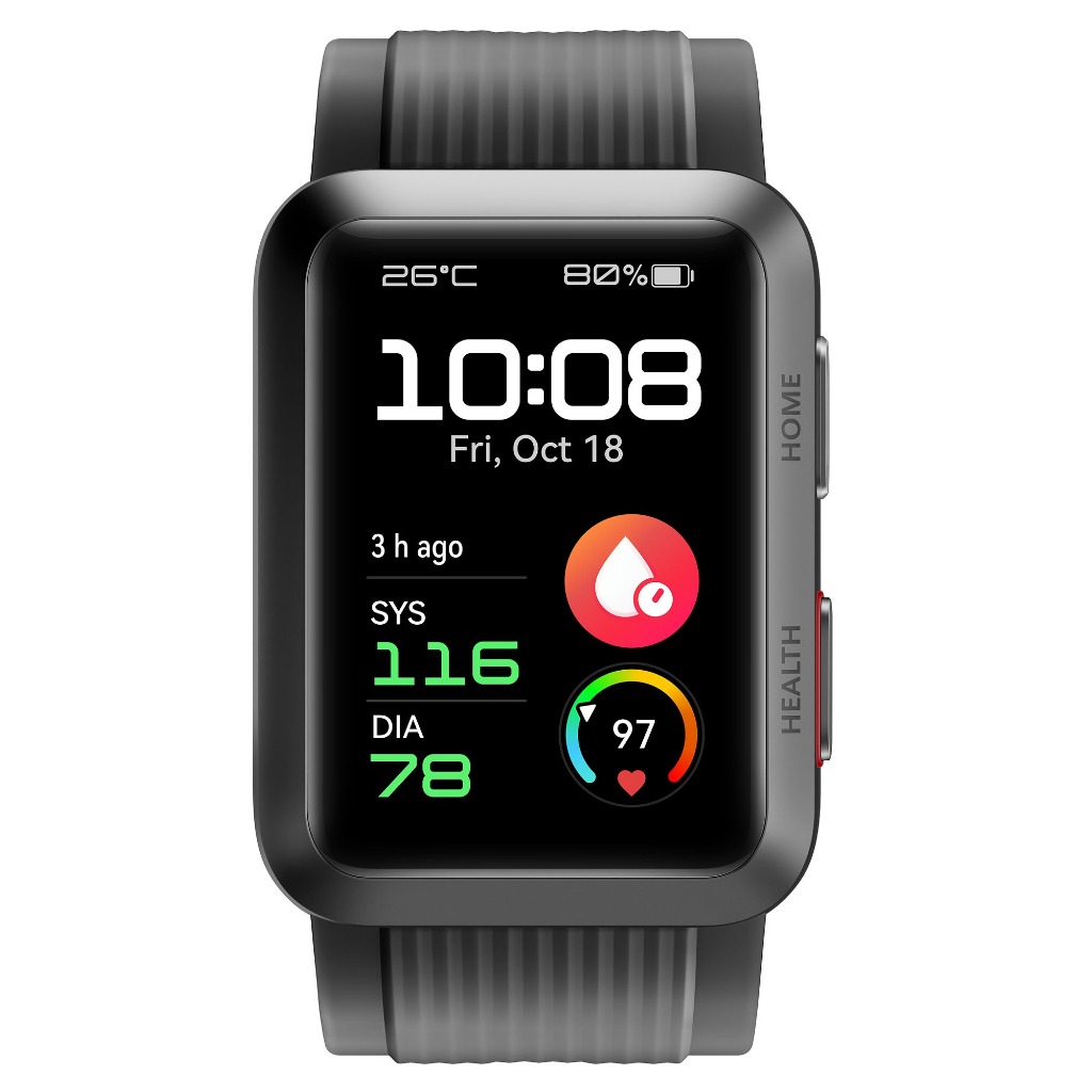 HUAWEI Watch D | Đo Huyết Áp Dây Đeo Có Gắn Túi Khí, Đo Điện Tâm Đồ ECG Theo Dõi Sức Khỏe Chuyên Ngh