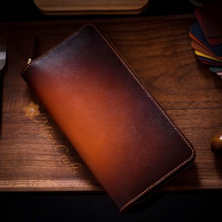 Ví da nữ dáng đứng - Đồ da Handmade - Da bò nhập khẩu