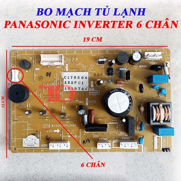 [CN HCM] Bo Mạch Tủ Lạnh, board PANASONIC INVERTER Lớn