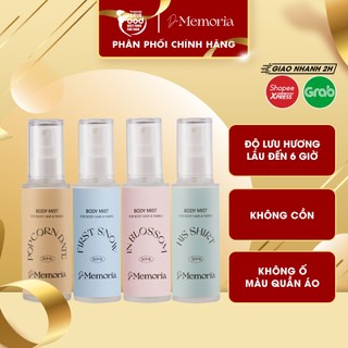 Nước hoa dạng xịt không cồn de memoria body mist 50ml
