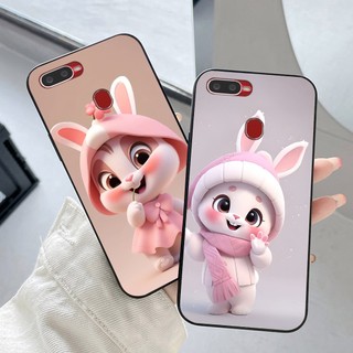 ốp lưng oppo a5S / oppo A7 / oppo f9 / oppo A12 in hình chú thỏ dễ thương siêu cute