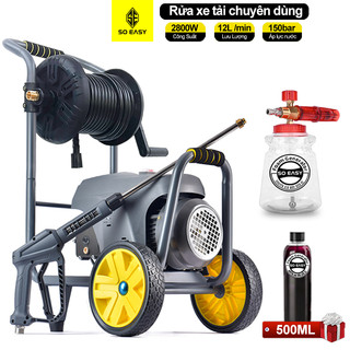 Máy rửa xe công nghiệp So Easy cao áp tiệm chăn sóc xe động cơ lõi đồng ty sứ 2800W SE009G