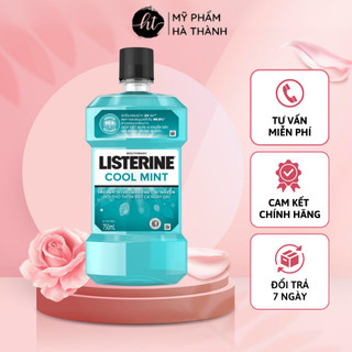 Nước Súc Miệng LISTERINE COOL MINT 750ml Thái Lan Hơi Thở Thơm Mát Răng Chắc Khỏe 3 Loại Dung Tích - HT136