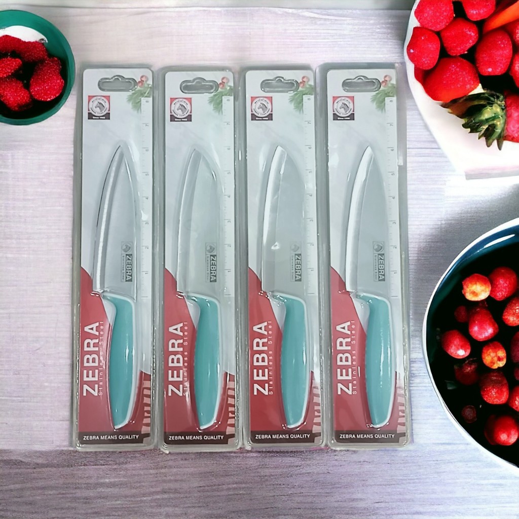 Dao inox Zebra cán nhựa 6” - 990640 dòng dao Wisdom Sushi màu xanh