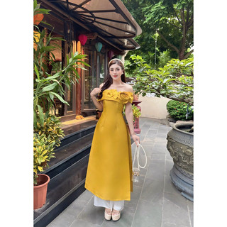 ÁO DÀI TAPTA LỆCH VAI