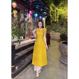 ÁO DÀI TAPTA LỆCH VAI