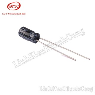 Bộ 100 Chiếc Tụ 22uF 25V (5x11mm)