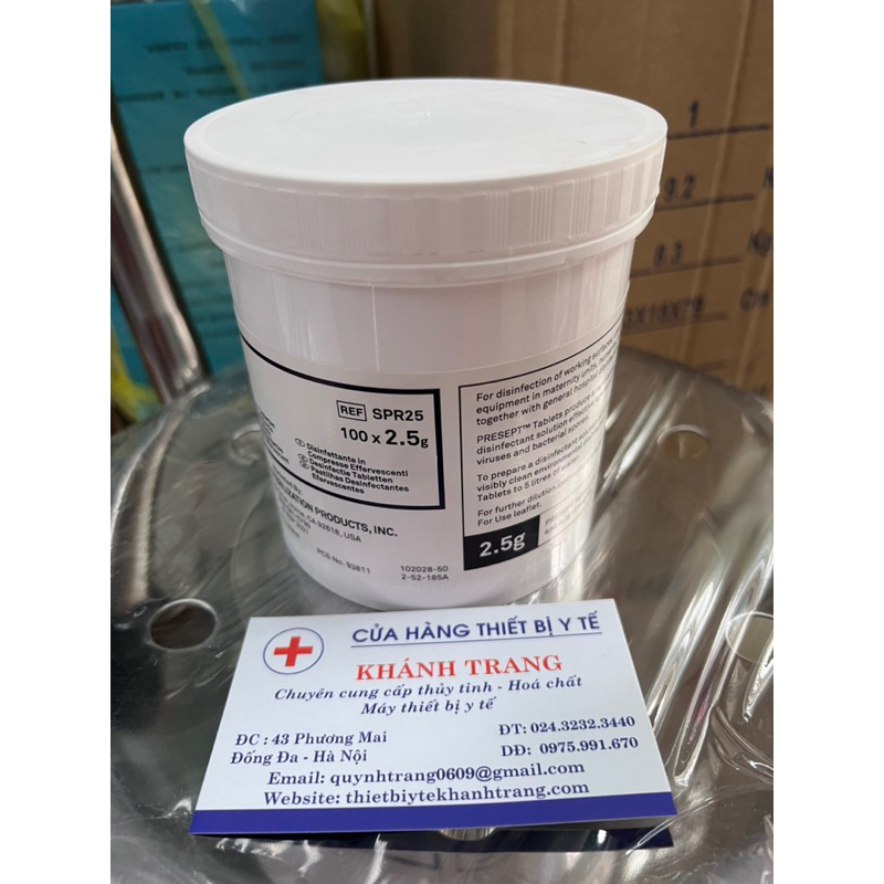 Viên sát khuẩn presept, khử trùng