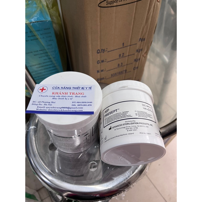 Viên sát khuẩn presept, khử trùng