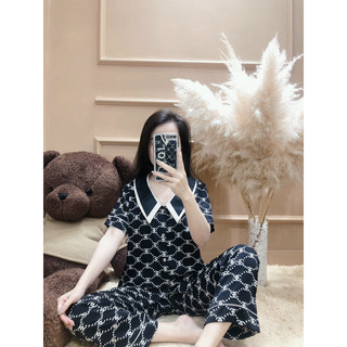 (Hình thật) Set Đồ bộ Pijama - Bộ lụa mango tay ngắn