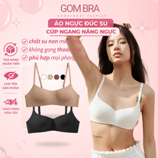 Áo ngực su không gọng nâng ngực Gom Bra, áo lót quây trước cúp ngực đệm mỏng mềm mại, thoải mái - SA-1184