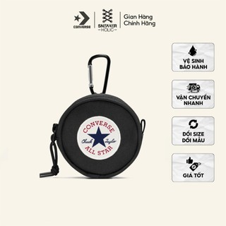 Túi Móc Treo Đa Năng Nam Nữ Converse Mini Utility Pouch – Đen/Trắng, Thời Trang Unisex, Chính Hãng